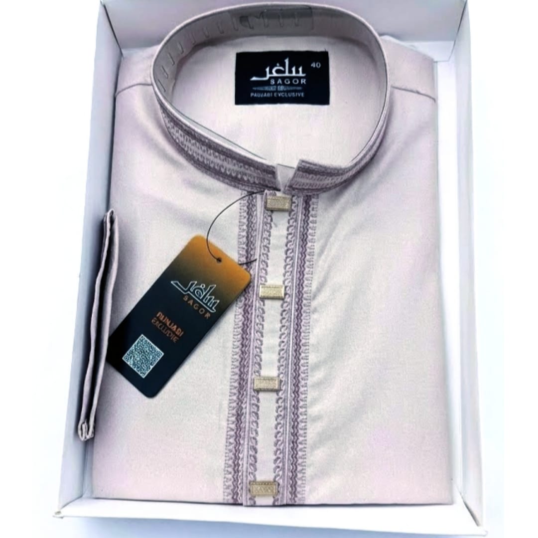 Styleway Premium Quality White Long Panjabi for Men.